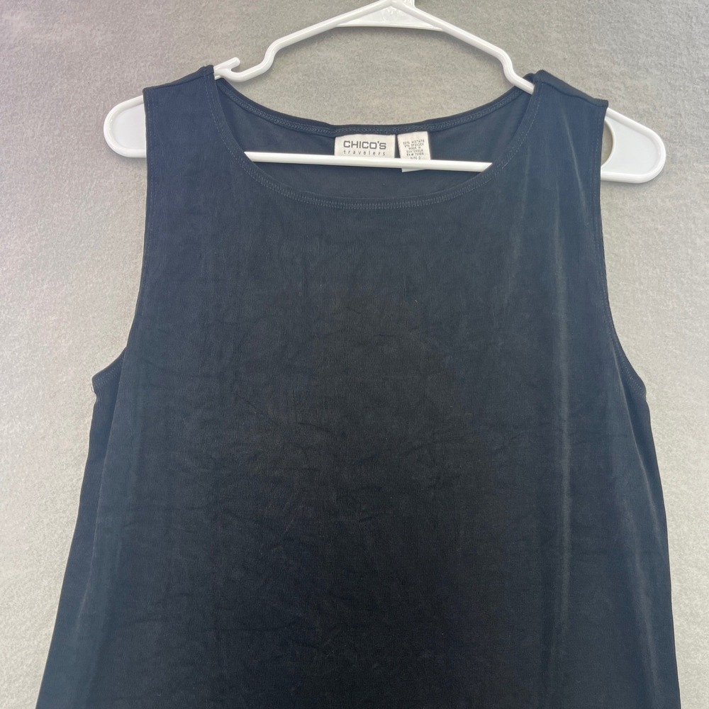 Chico's Black Sleeveless Tank Top